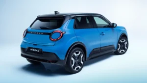Nissan Micra EV Heckansicht