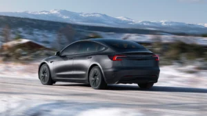Tesla Model 3 Heckansicht