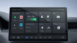 MG S6 EV Infotainment